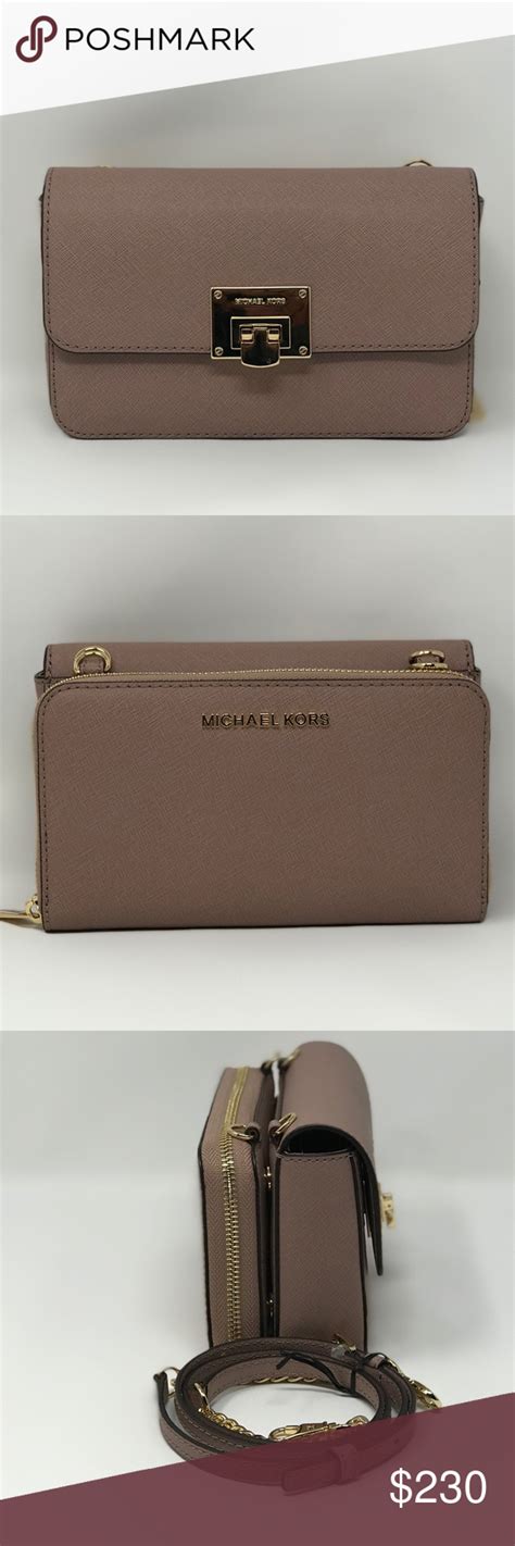 michael kors tina black clutch paper tag fake vs real